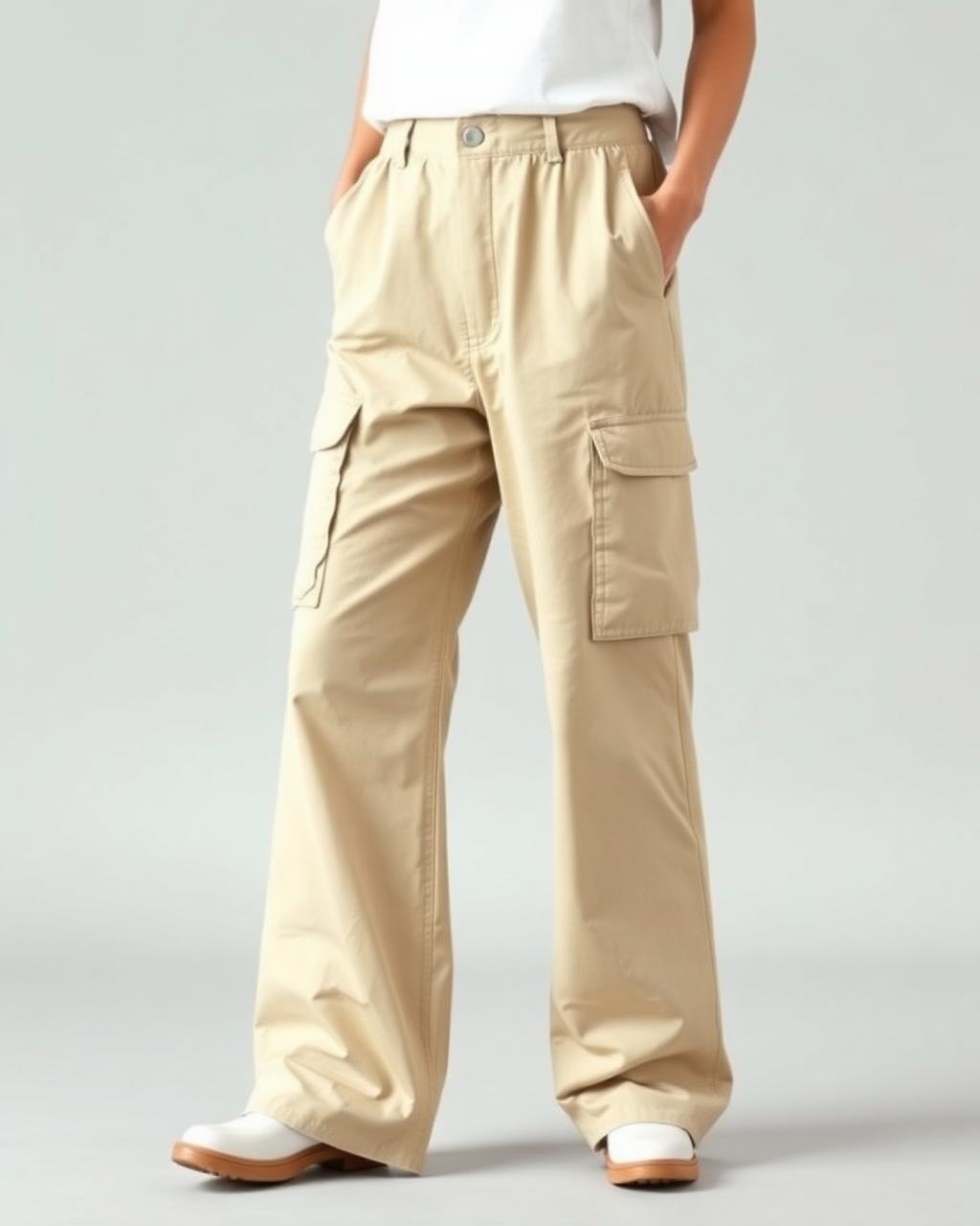 Sand Wide-Leg Cargo
